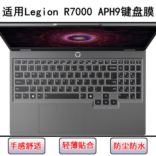 适用联想Legion R7000 APH9键盘保护膜15.6寸笔记本电脑透明防尘