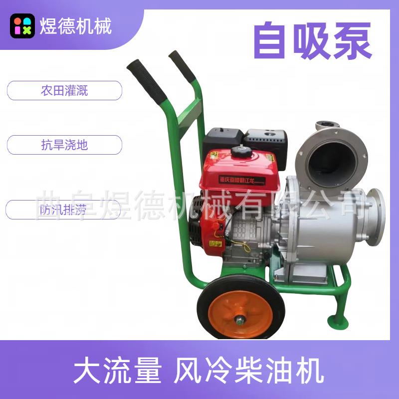 供应抽水泵 手推车款柴油自吸泵汽油水泵