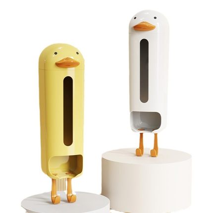 垃圾袋收纳盒整理塑料袋收集器壁挂抽取式免打孔厨房方便袋子神器