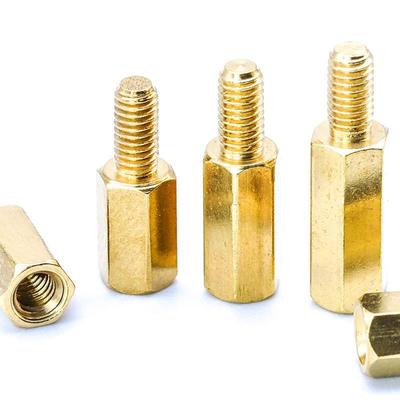 300PCS单双头六角铜柱套装间隔柱盒装螺丝柱混装支撑柱M3