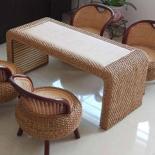 实木藤编榻榻米茶几日式喝茶桌椅组合榻榻米地台小矮简约窗台桌