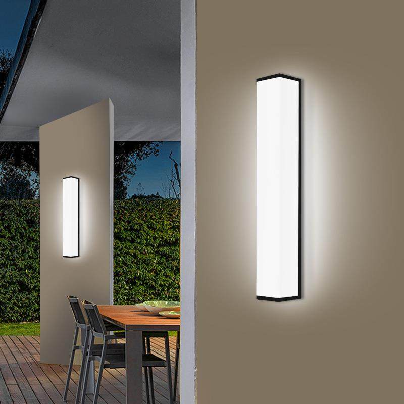 户外壁灯轻奢新中式创意楼梯网红阳台长条墙灯led庭院客厅卧室室