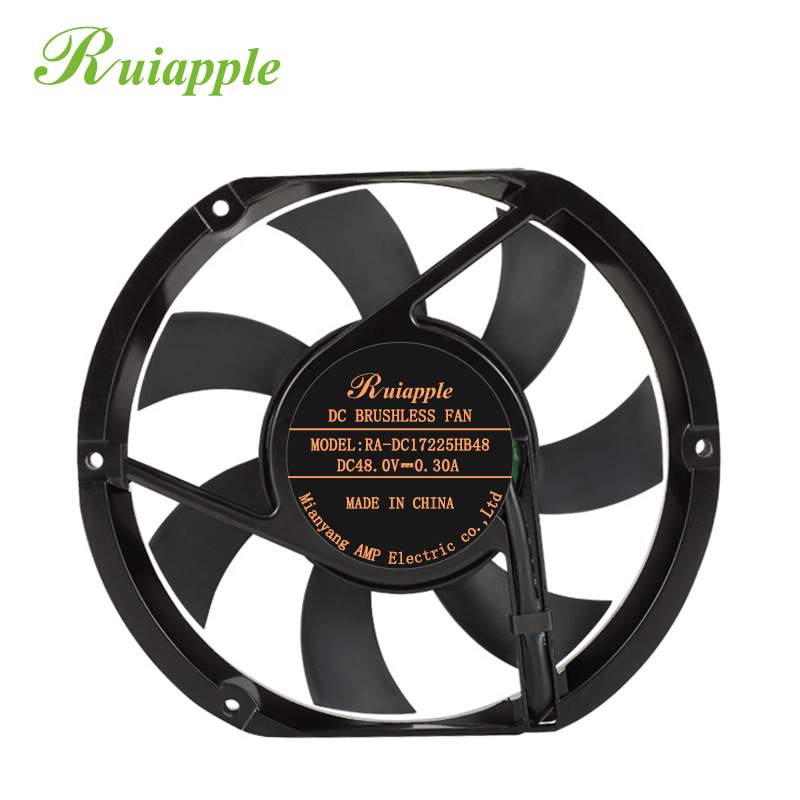 瑞安普原产直售DC17225 48V无刷直流风扇 机柜机箱散热风扇
