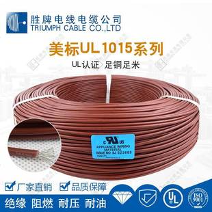 东莞胜牌电子线ul1015#10awg镀锡铜端子线105度600V电机引线现货