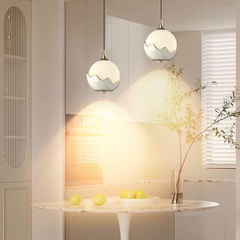 新款现代简约轻奢床头灯可升降卧室床头小吊灯手扫触摸感应吊线灯