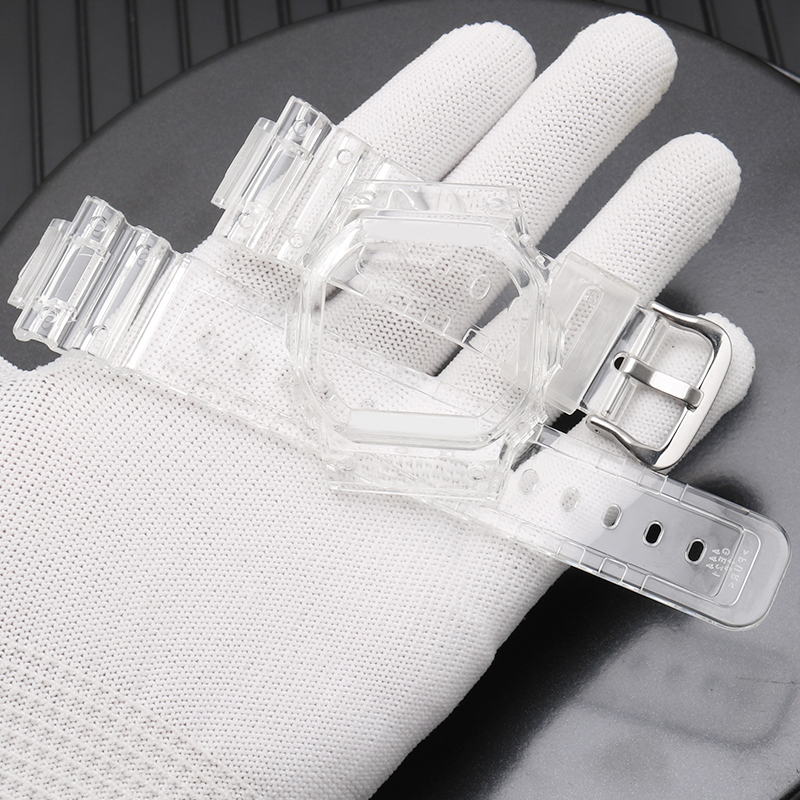 适配卡西欧小方块冰韧DW-5600SK/LS/GWX/GWB5600表带表壳替换配件