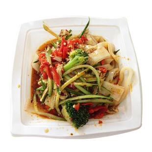 西安魏魏家秘制凉皮 陜西秘制新鲜凉皮不含菜两份量独立保鲜包装