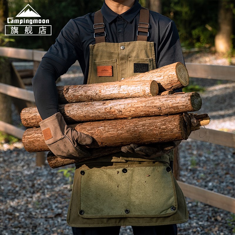 柯曼露营焚火烧烤工作服Q1户外露营轻量化马甲多功能小工具收纳