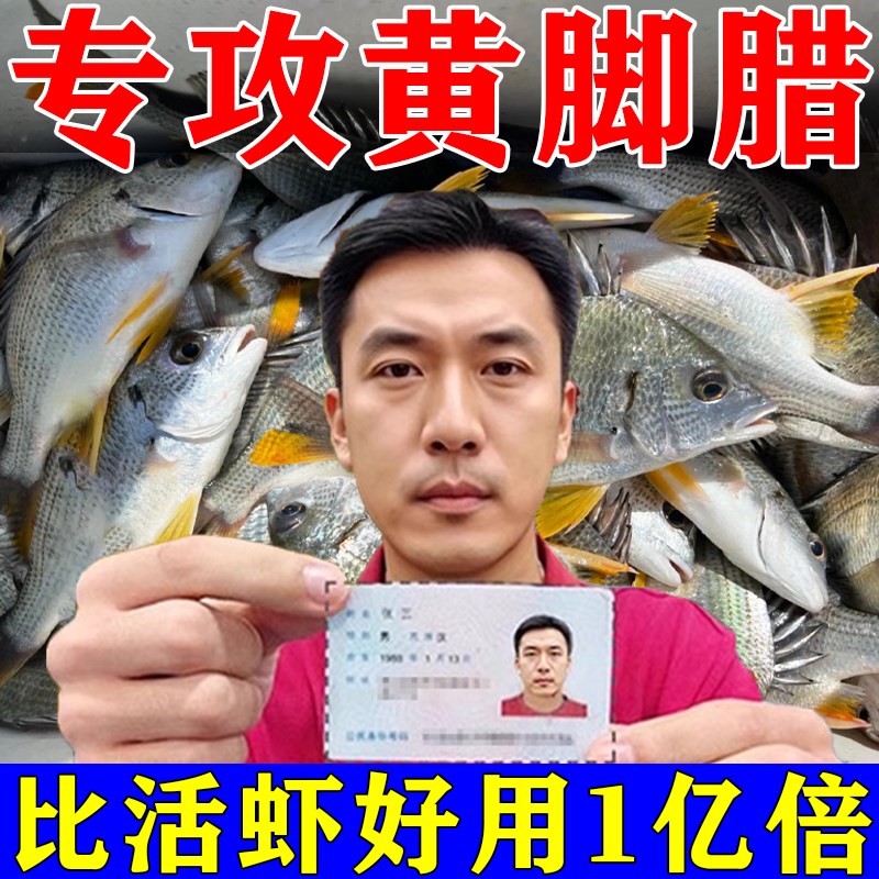 黄脚腊饵料黄鳍鲷海钓爆护神器秋冬季黄脚立海钓面饵诱鱼食剂
