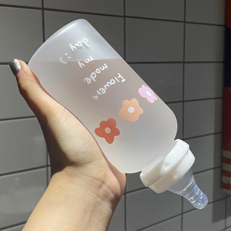 躺着喝的水杯大人女奶专属网红成人奶嘴式奶瓶杯瓶子学生少女