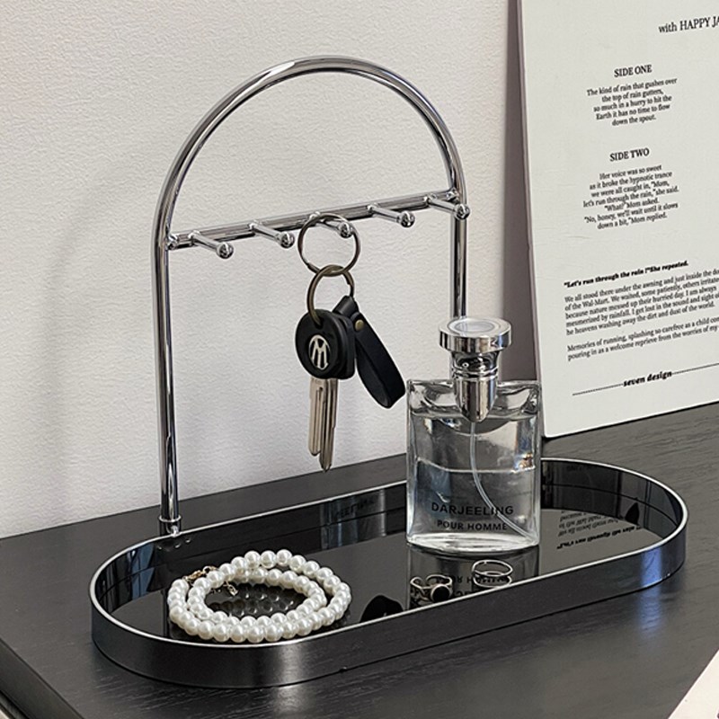 门口挂放钥匙置物架玄关桌面摆件入户门鞋柜上台面整理架收纳托