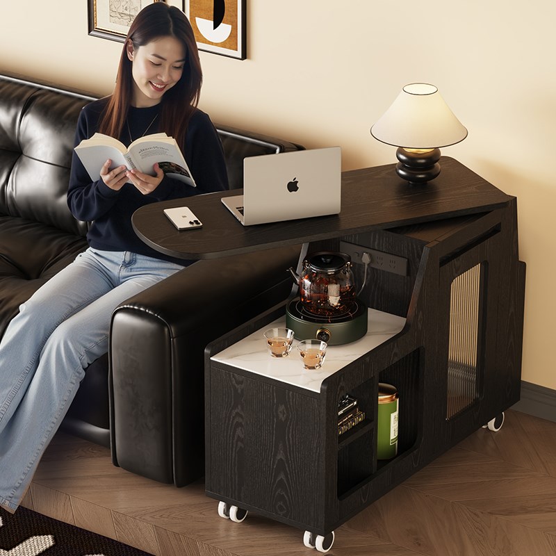 可移动旋转边几沙发侧边柜客厅床头柜边桌小桌子茶几置物架2025款