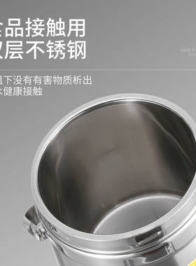 保温饭盒304不锈钢保温u桶大容量超三层真空便当盒家用上班提饭锅