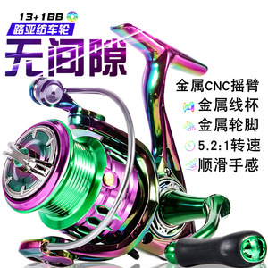 禧玛诺官网炫彩全金属鱼线轮渔线轮远投轮海杆轮锚鱼轮渔具纺车轮