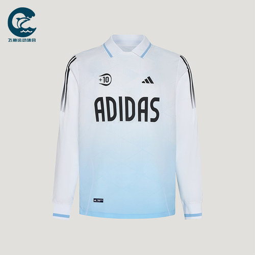 Adidas/阿迪达斯正品儿童凉感宽松印花运动休闲长袖T恤KY1475