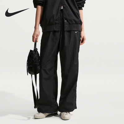 Nike/耐克正品Sportswear女士日常高腰直筒休闲长裤IF0335-010