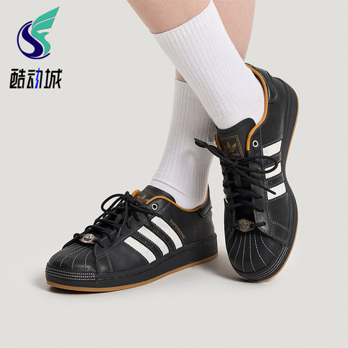 Adidas/阿迪达斯正品三叶草男女休闲低帮系带耐磨日常板鞋KI6590