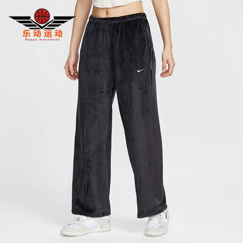 Nike/耐克正品2025春季新款女士运动中腰加绒长裤HJ0923-010