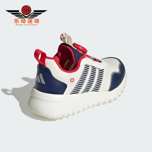 阿迪达斯小童旋转按钮运动跑步鞋