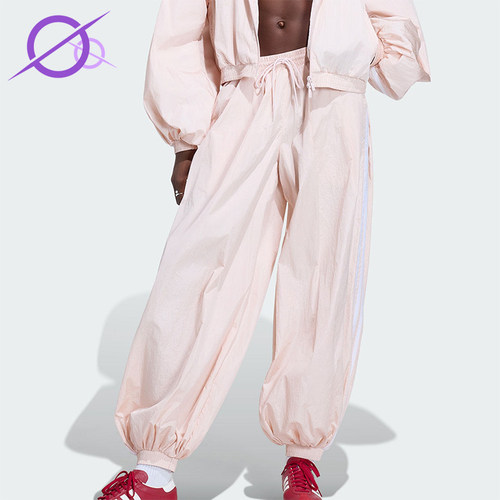 Adidas/阿迪达斯正品三叶草女士梭织经典休闲宽松气球裤KY5053