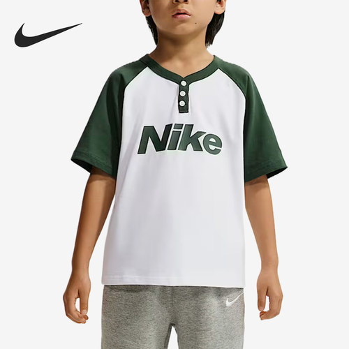 Nike/耐克正品小童时尚经典运动休闲透气短袖T恤JF1869-323