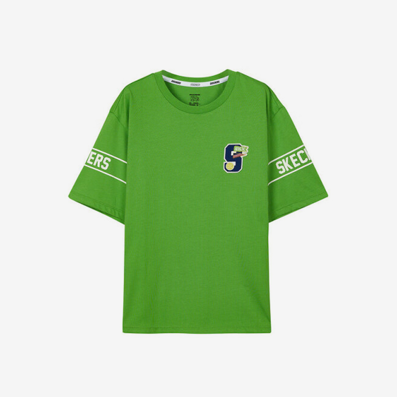 Skechers/斯凯奇正品2024新款儿童运动针织柔软休闲短袖T恤