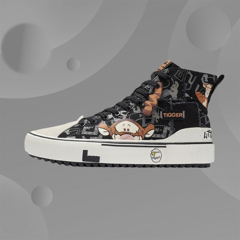 Lining/李宁正品X跳跳虎系列男子高帮经典休闲鞋AGCS333