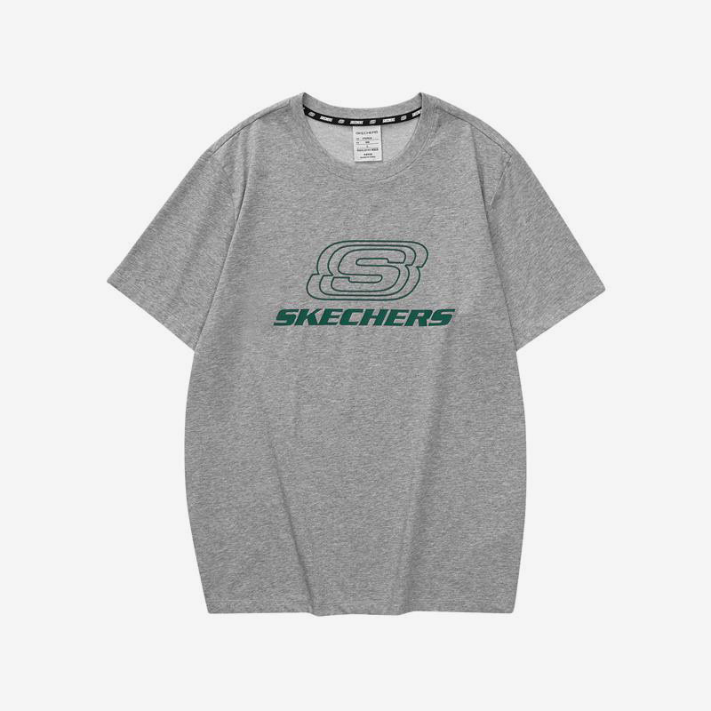 Skechers/斯凯奇正品SHORT SLEEVE TEE男女印花运动短袖T恤,运动服/休闲服装,运动T恤,淘宝优惠券,粉丝福利购,淘宝优惠卷
