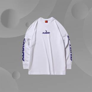 李宁XLARGE联名长袖T恤男女圆领宽松纯棉针织卫衣运动服ATLN243
