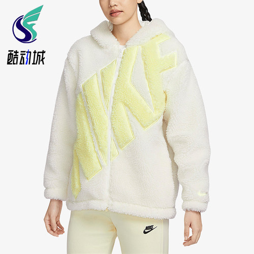 Nike/耐克正品OVERSIZE女士经典刺绣宽松户外运动外套HF0422-113