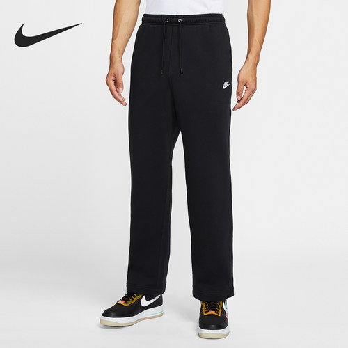 Nike/耐克正品 Club 男士加绒运动直筒针织长裤FN3732-010