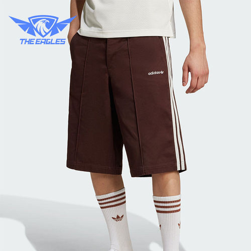 Adidas/阿迪达斯正品三叶草男士复古休闲工装风短裤JC6524