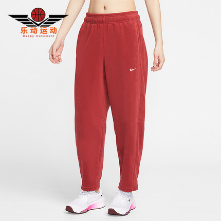 Nike/耐克正品2025冬季款女士日常中腰锥形刺绣长裤HV3708-613