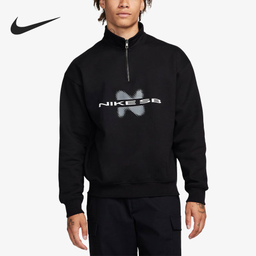 Nike/耐克正品当季新款男女加绒宽松保暖运动卫衣FB8563