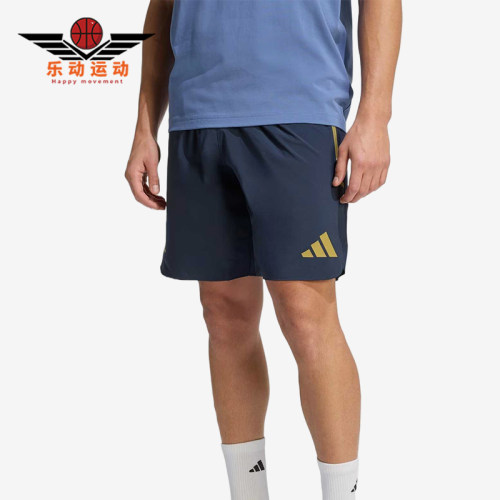 Adidas/阿迪达斯正品男足球裤休闲舒适轻便经典透气短裤JZ6454