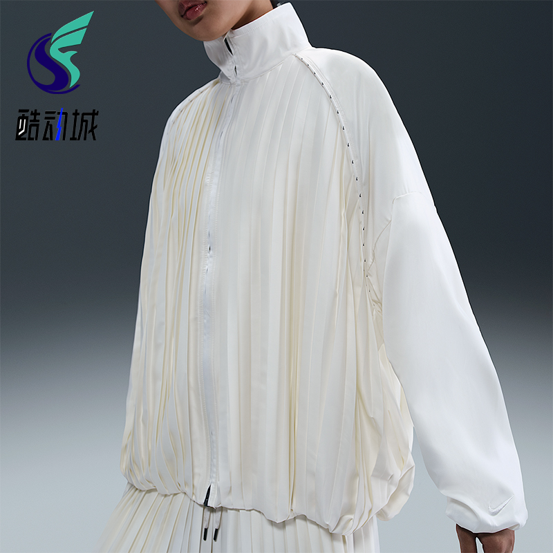 Nike/耐克正品Sportswear女士宽松简约时尚高领外套HJ0518-133