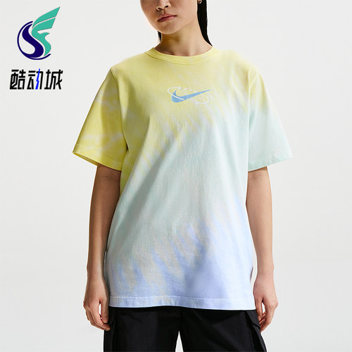 Nike/耐克正品2026夏季女士圆领宽松轻盈运动休闲T恤IR7557-714