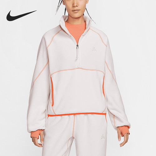 Nike/耐克正品秋冬新款女士拼接运动宽松保暖上衣HJ0238-030
