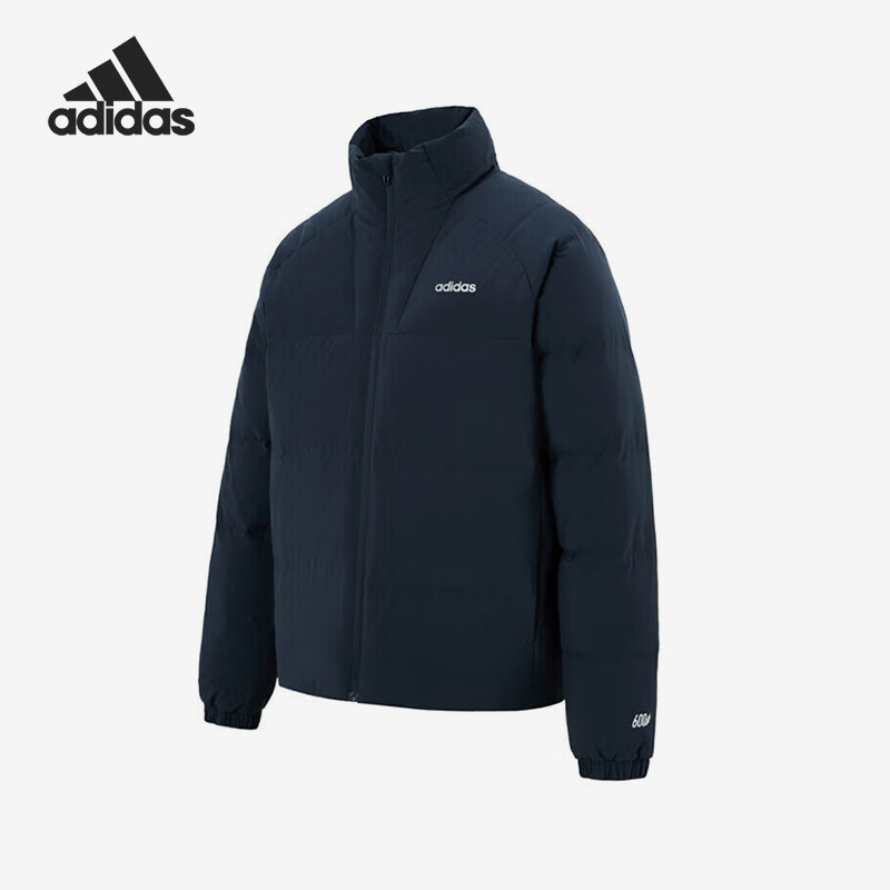 Adidas/阿迪达斯正品冬季男士立领复古经典轻盈保暖羽绒服KC4634
