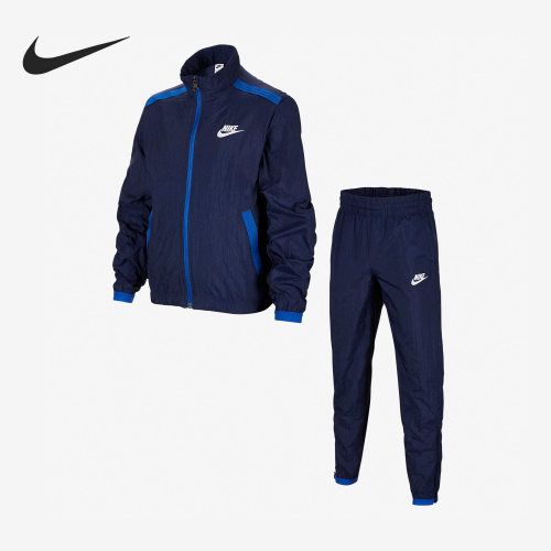 Nike/耐克正品秋季新款儿童时尚简约运动休闲套装FD9267-410