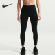 FN3233 2025女士训练透气高腰紧身运动九分长裤 013 耐克正品 Nike