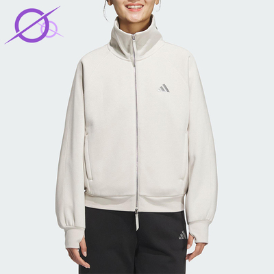 Adidas/阿迪达斯正品FLEECE JKT女士休闲宽松日常立领外套KC0047