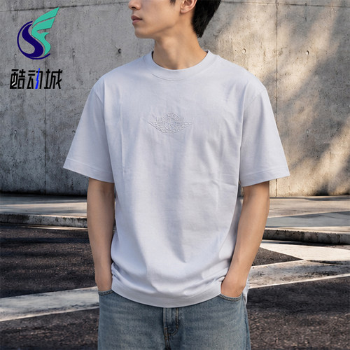 Nike/耐克正品JORDAN男士休闲圆领舒适轻盈短袖T恤DX5783-085
