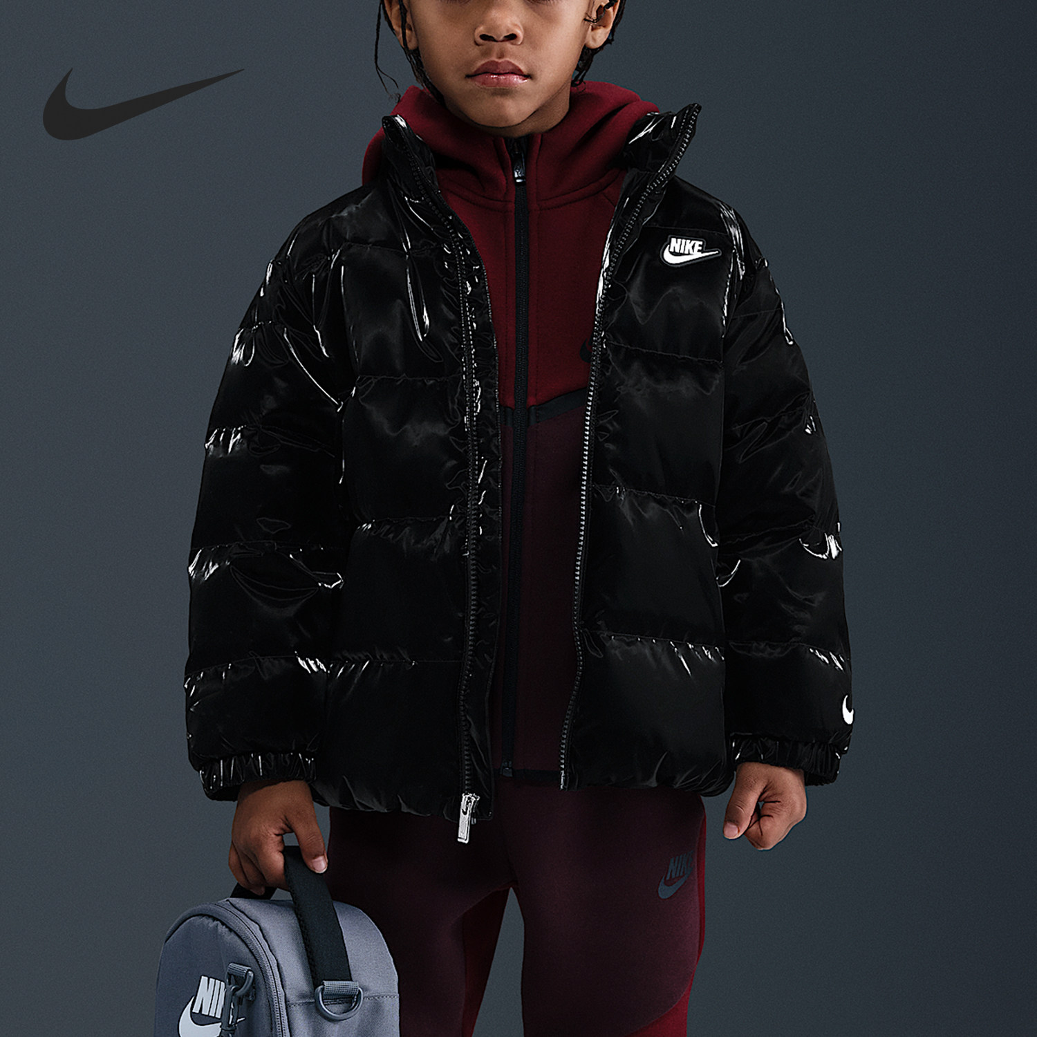 Nike/耐克正品冬季小童立领经典拉链运动羽绒服IQ2811-010,童装/婴儿装/亲子装,羽绒服,淘宝优惠券,粉丝福利购,淘宝优惠卷