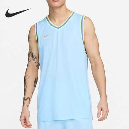 Nike/耐克正品Dri-FIT男士休闲篮球凉爽背心T恤FQ3708-474