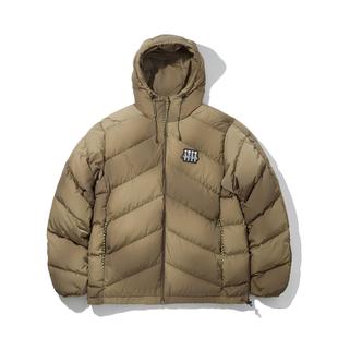 李宁正品 Aries联名系列男子防泼水宽松休闲运动保暖羽绒服AYMV527