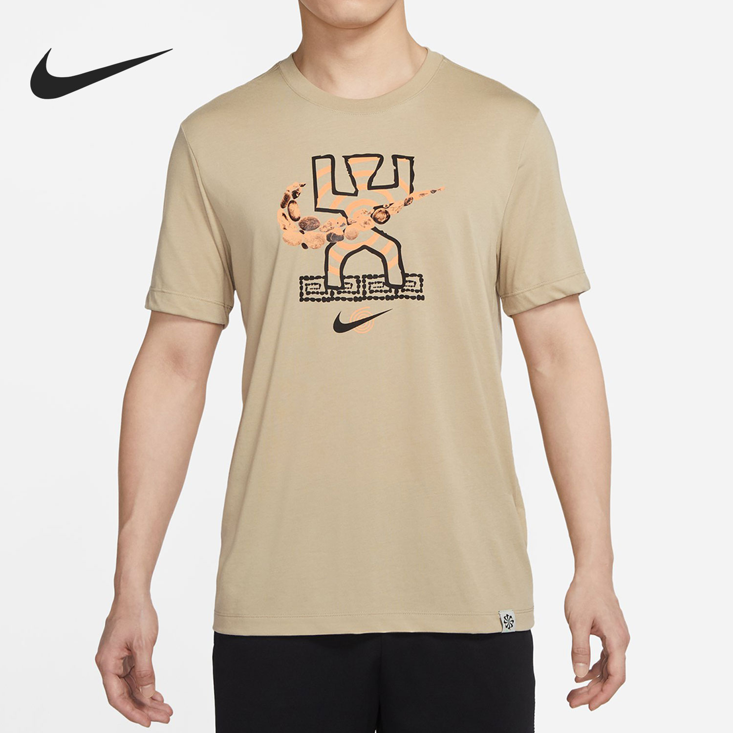 耐克男子宽松运动T恤短袖
