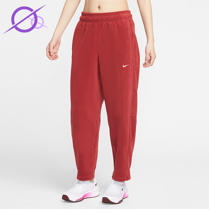 Nike/耐克正品2025冬季款女士日常中腰锥形刺绣长裤HV3708-613