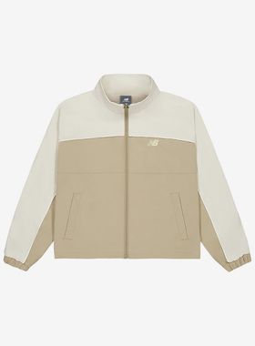 New Balance/NB正品运动女子拼接宽松运动夹克外套NAE32052-DB