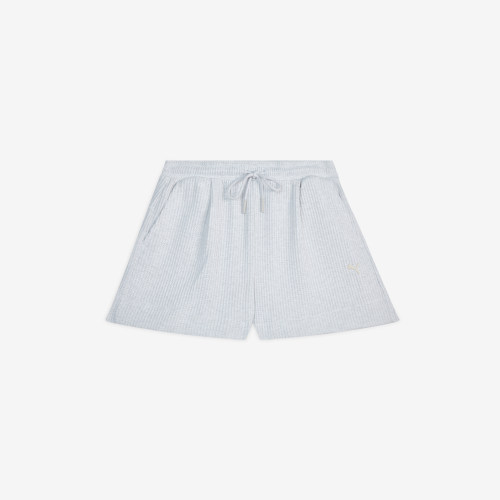 Puma/彪马正品女士华夫格复古针织日常运动休闲短裤638591-05